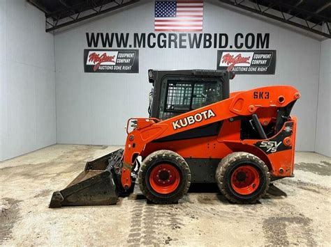 used kubota ssv75 for sale